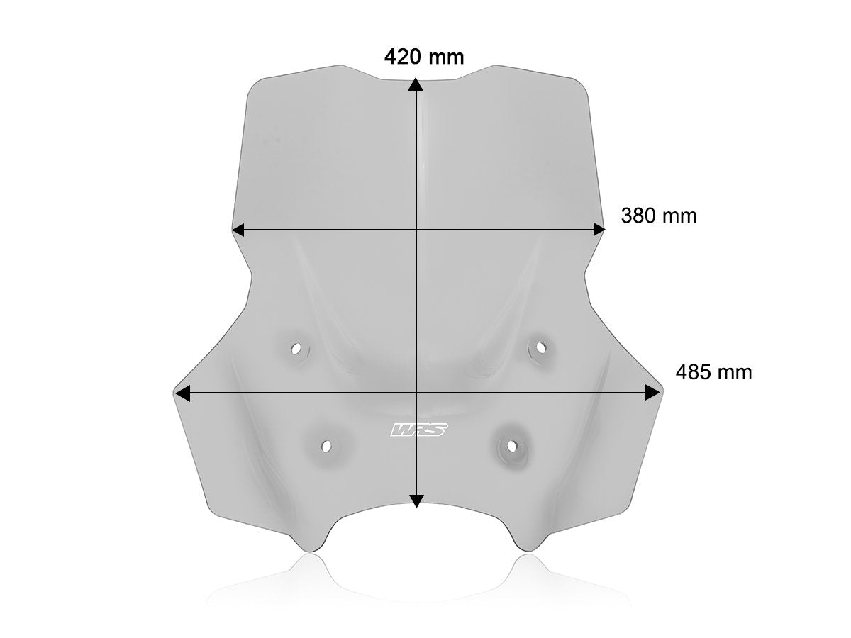 WRS Windscreen Caponord Plus With Radar BMW R 1300 GS Adventure 2024-2026