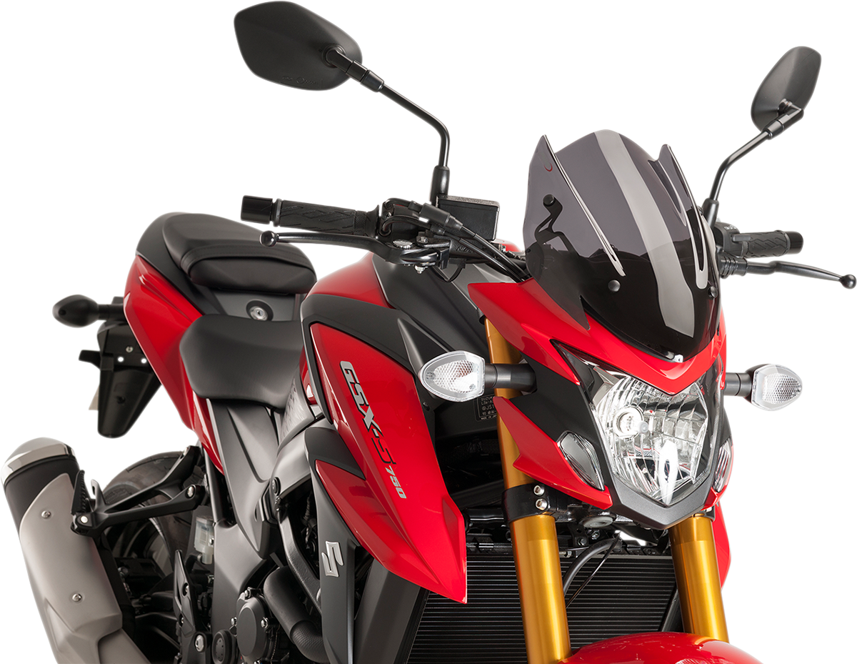 New Generation Windscreen - 13" - Dark Smoke - GSXS750