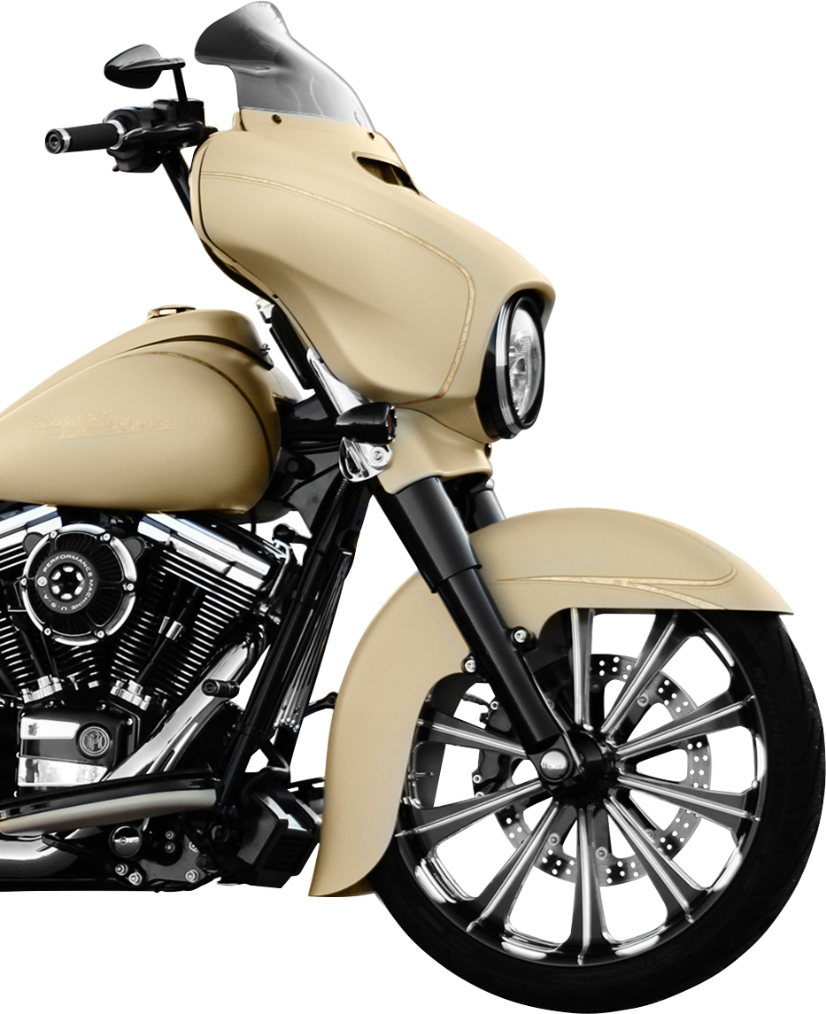 Flare® Windshield - 8-1/2" - Dark - Smoke - '14-'25 FLH