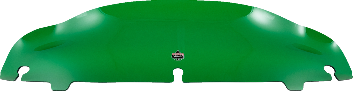 Kolor Flare® Windshield - 4" - Green - '14-'25 FLH/FLHT/FLHX