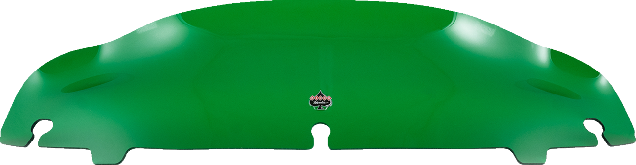 Kolor Flare® Windshield - 4" - Green - '14-'25 FLH/FLHT/FLHX