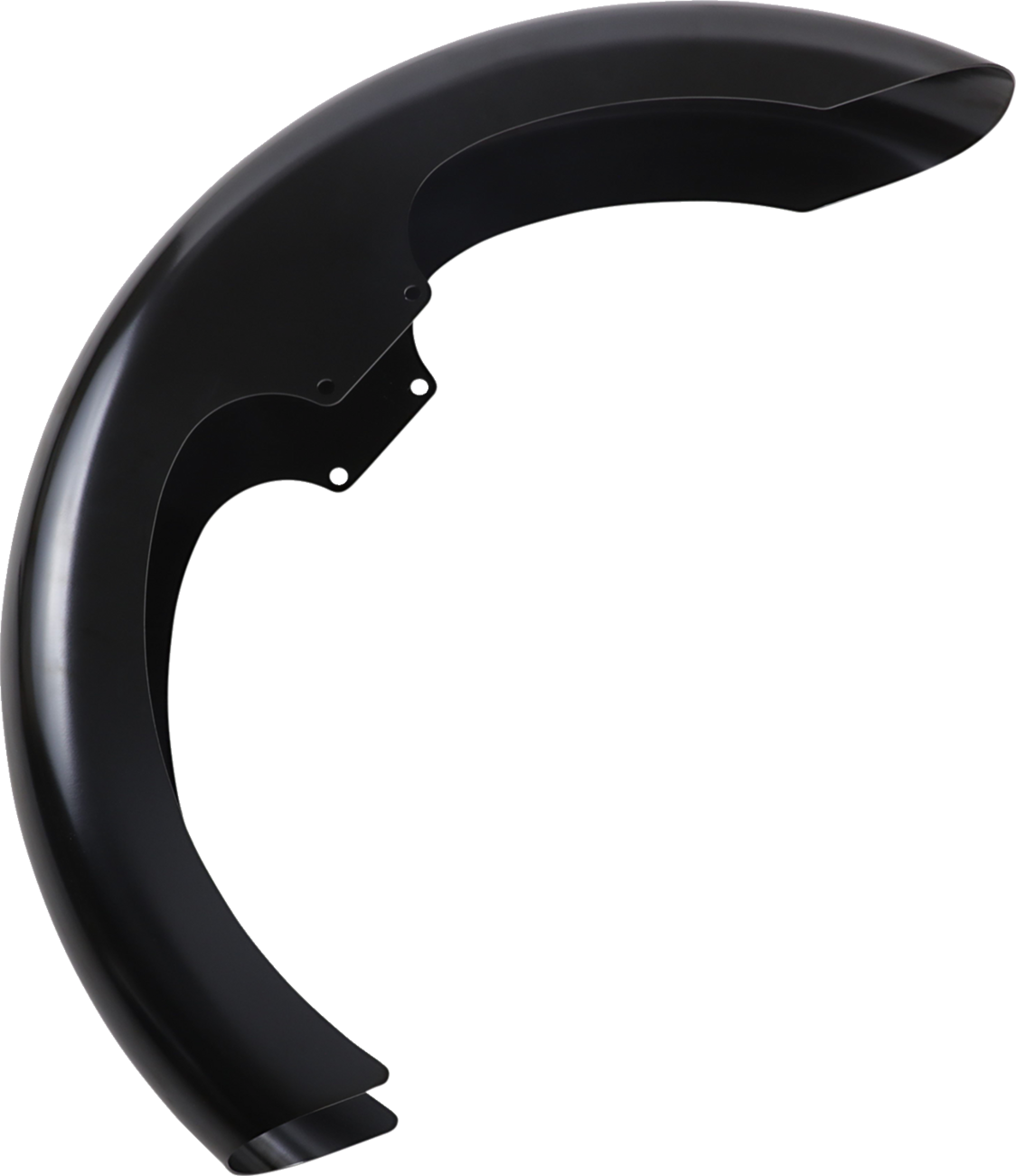 Slicer Front Fender - Black - 19" - HD Dyna/FXR/Sportster