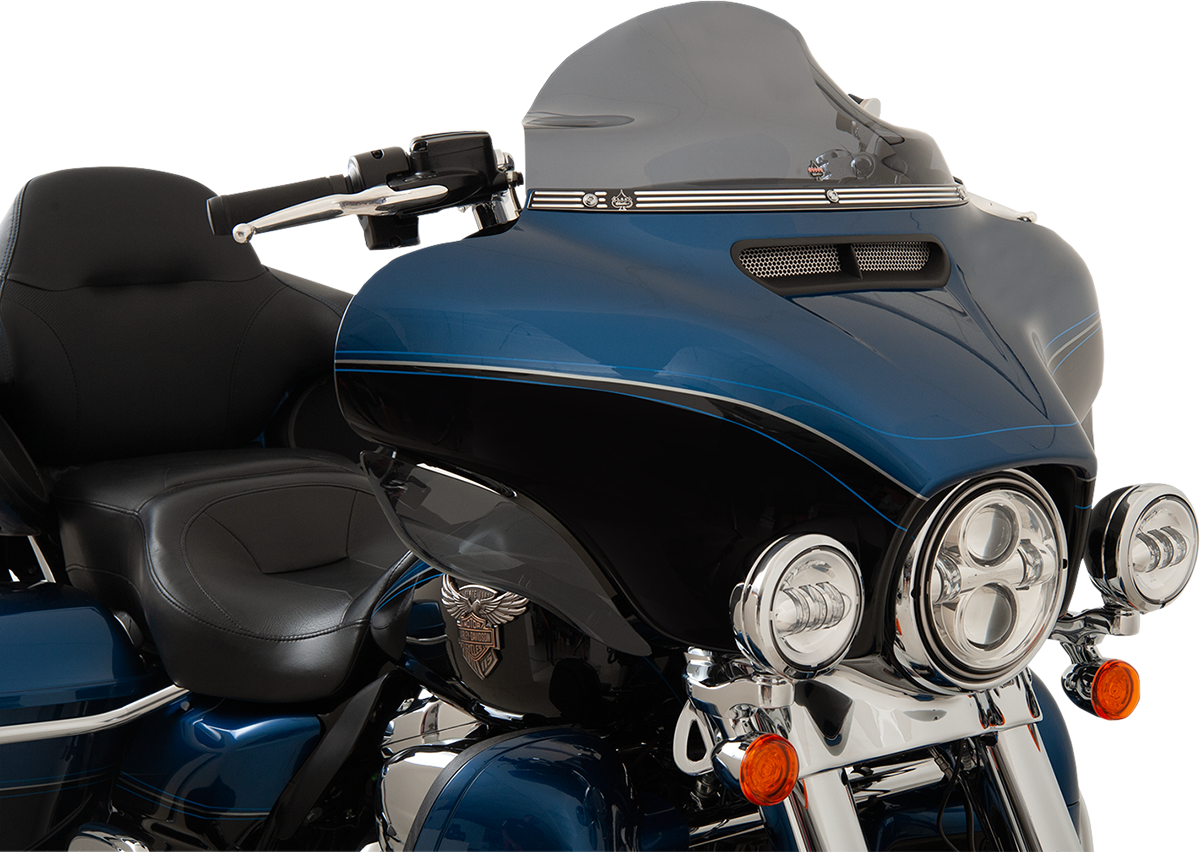 Flare® Windshield Trim - Logo - Black Contrast - '14-'25 FLH