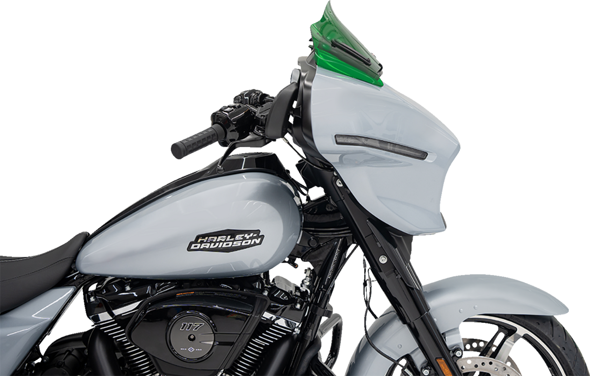 Kolor Flare® Windshield - 8" - Green - '23-'25 FLHX