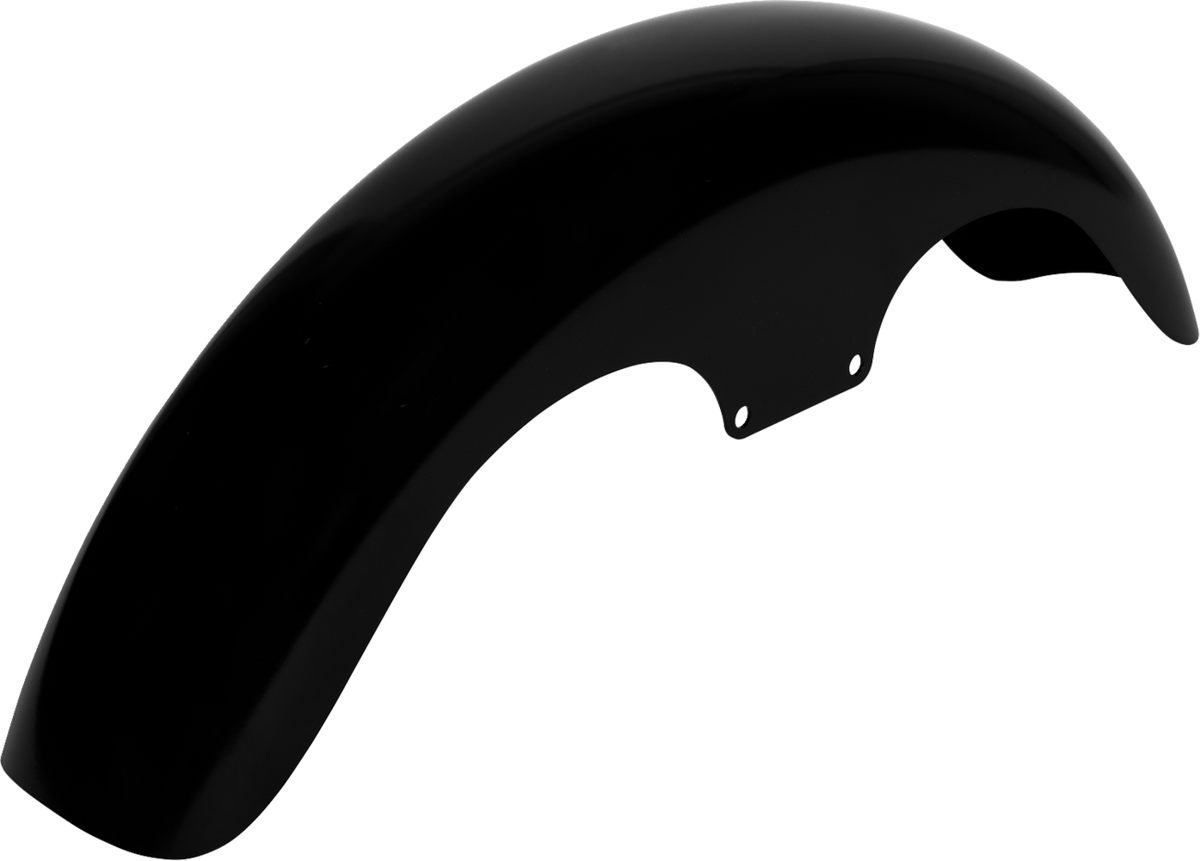 Klub Front Fender - Black - 19" - HD Softail