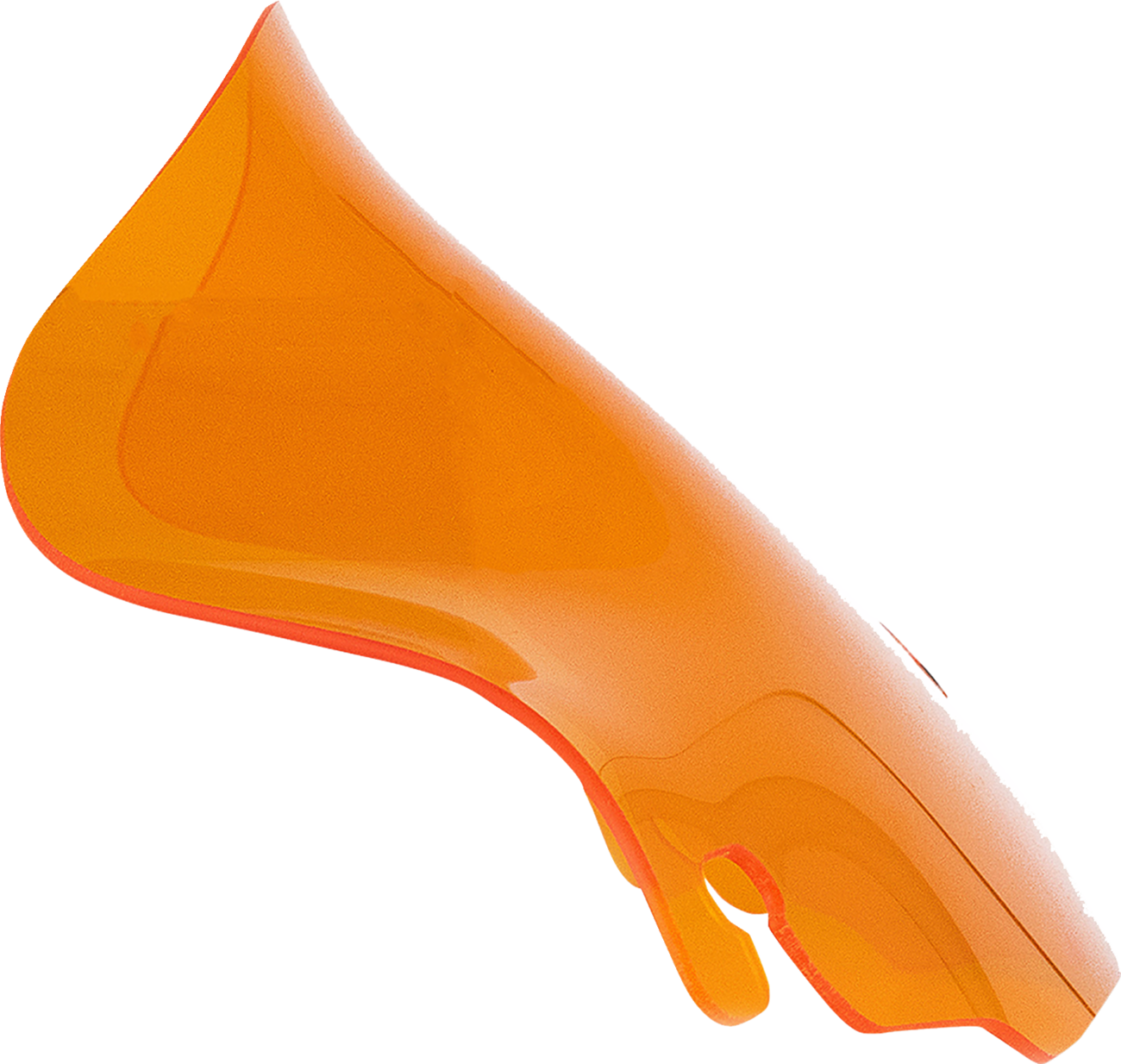 Kolor Flare® Windshield - 6-1/2" - Orange - '96-'13 FLHT/FLHX