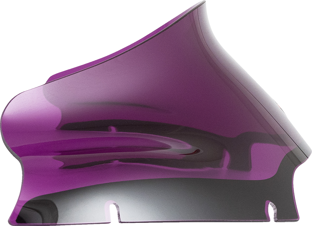 Kolor Flare® Windshield - 6" - Purple - '15-'25 FLTR