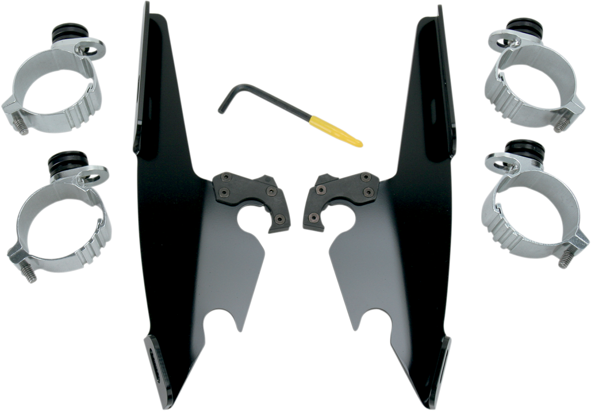 Fats/Slim Trigger Lock Mounting Kit - Black - Dyna