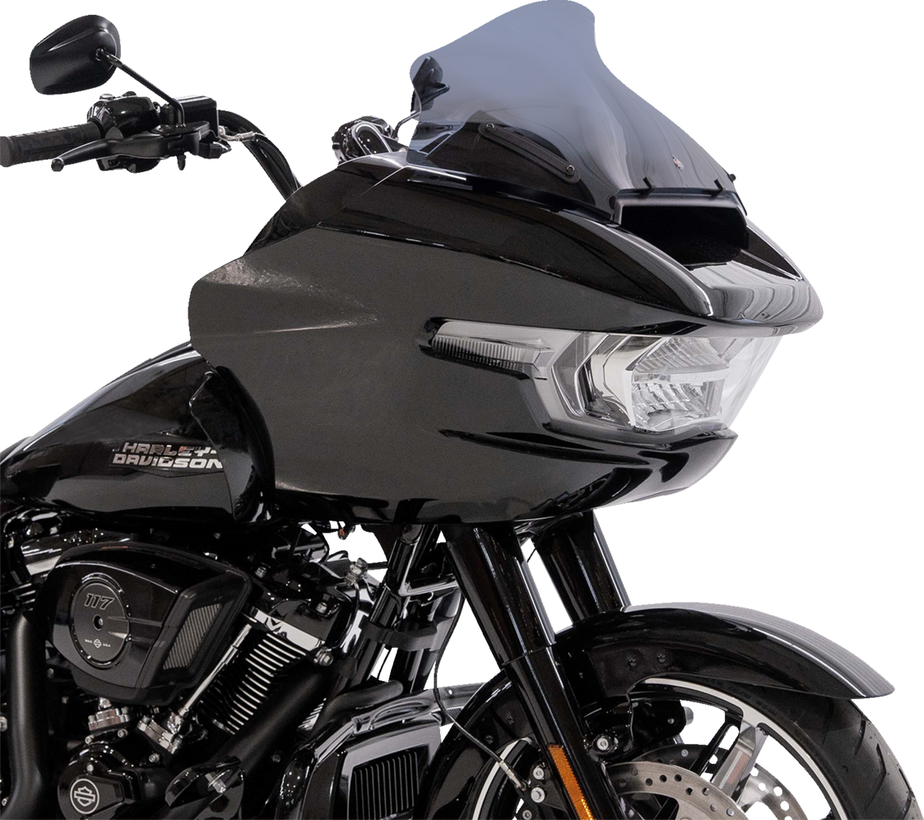Sport Flare® Windshield - 11" - Dark Smoke - FLTRX