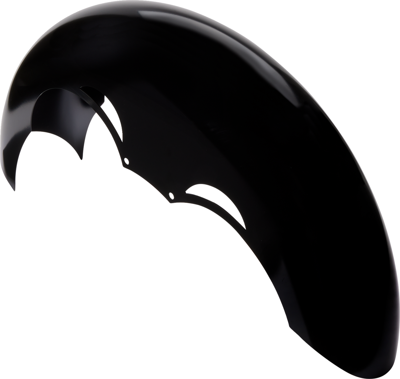 Tude Front Fender - Black - 21" - HD Touring/Trike