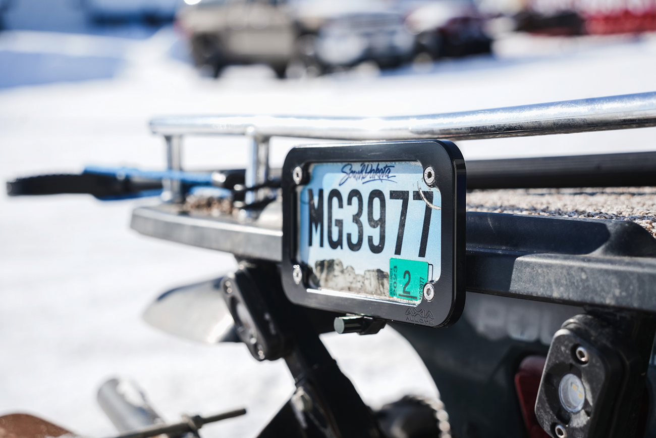License Plate Mount