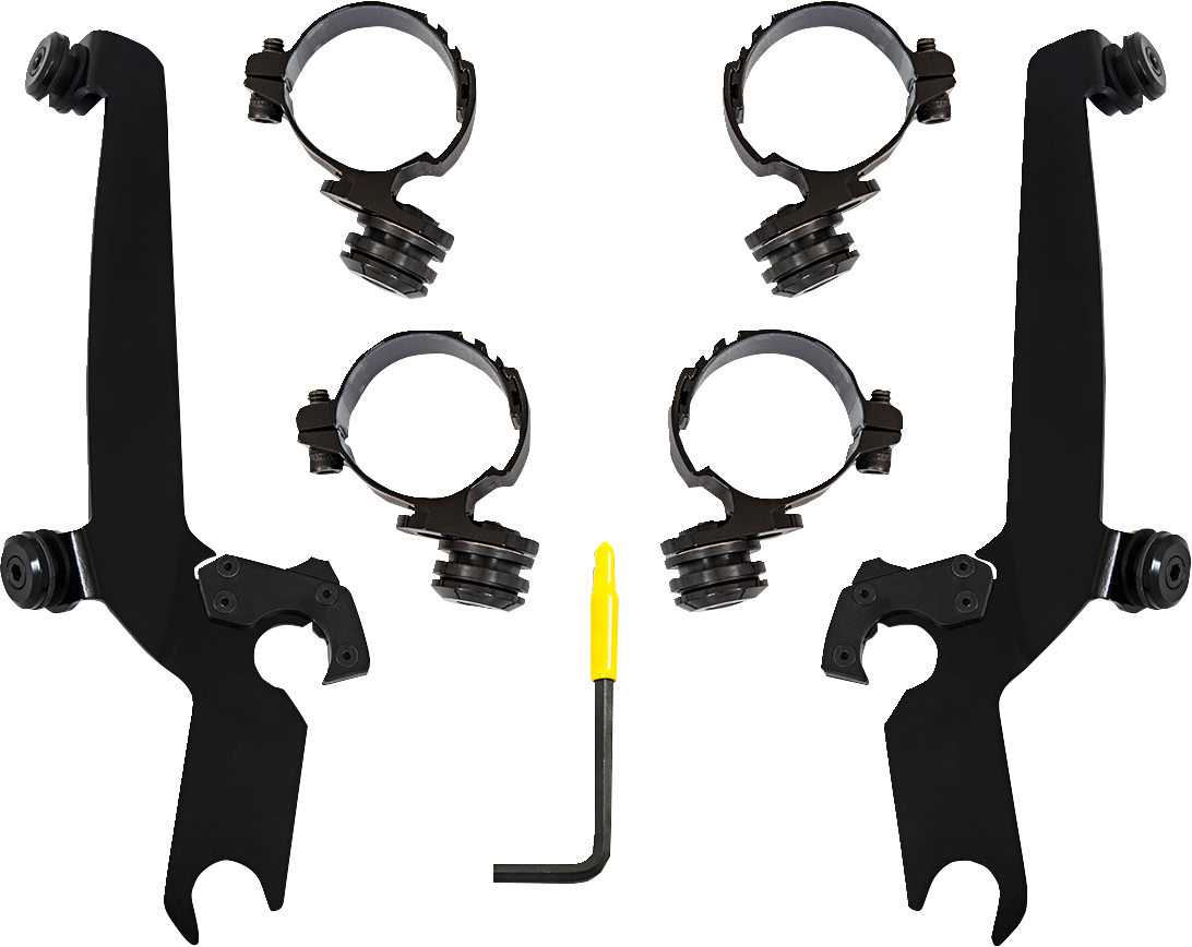Sportshield Mounting Kit - Black - Honda