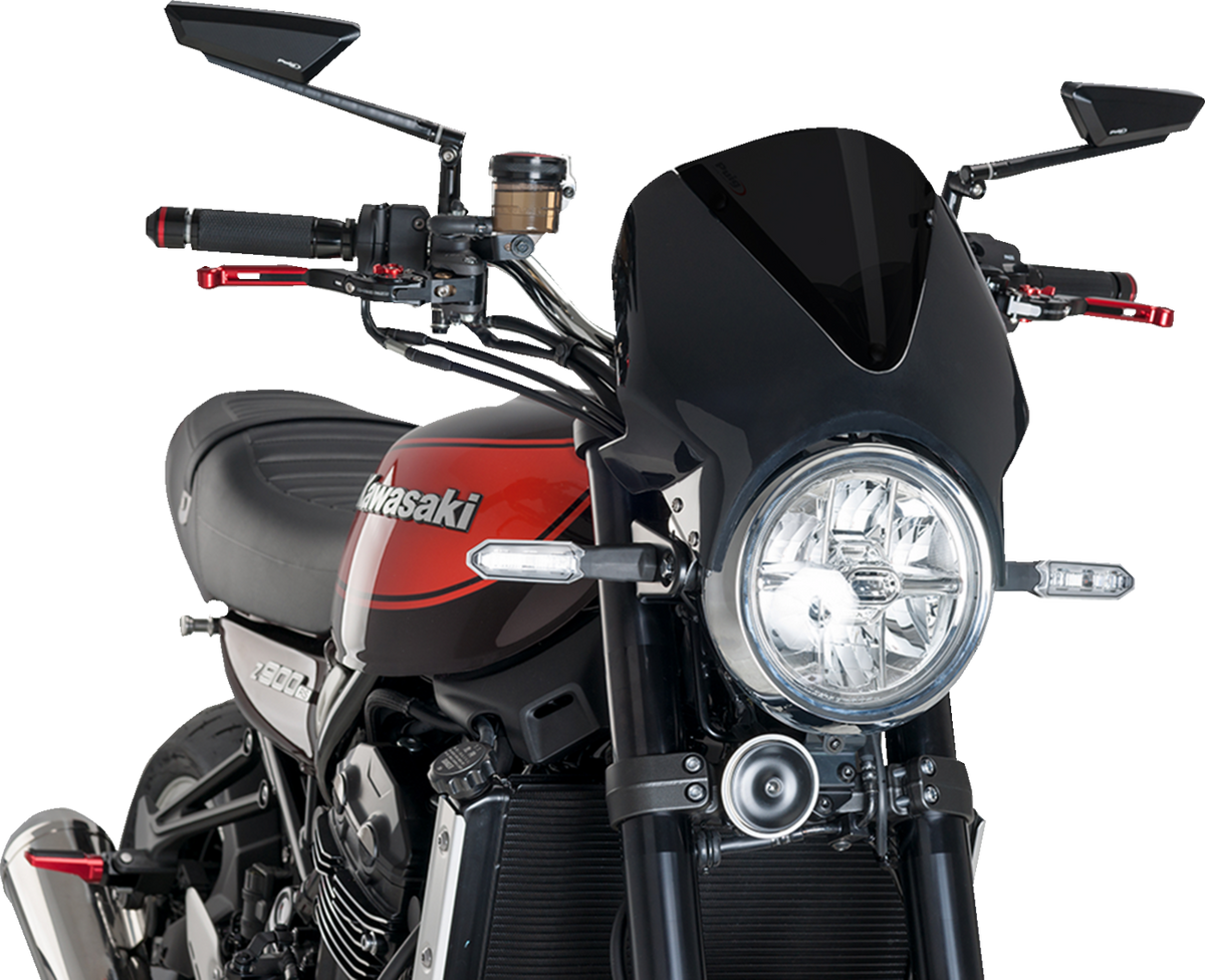 Windscreen - 13" - Black/Dark Smoke - Z900rs/SE