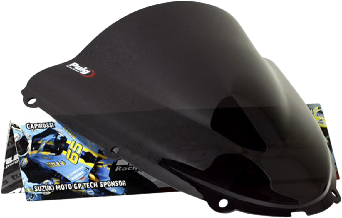 Race Windscreen - 15-3/4" - Dark Smoke - Ninja