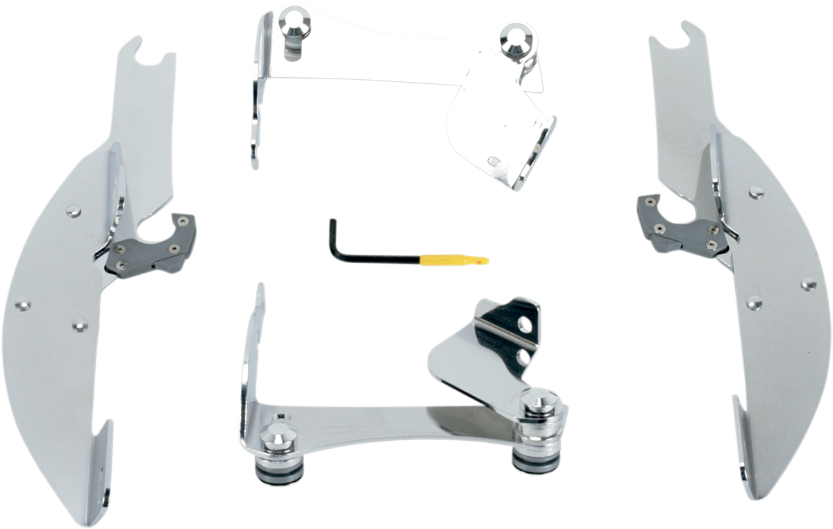 Batwing Trigger Lock Mounting Kit - VTX 1300 - Polished