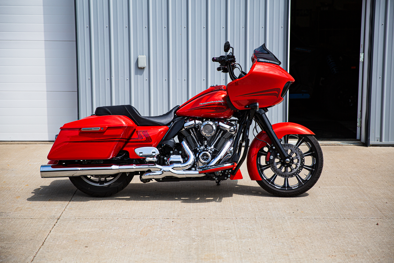 Level Front Fender - Black - 16"-19" - HD Touring/Trike