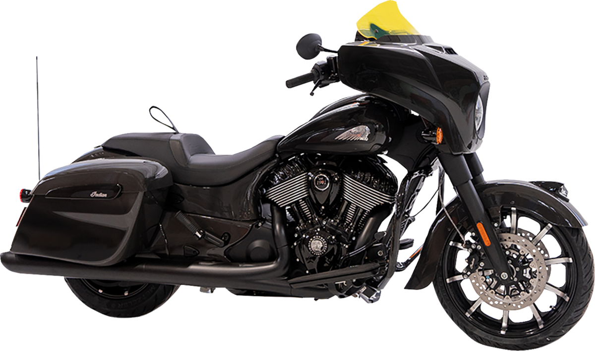 Ice Flare® Windshield - 10" - Yellow Ice - '14-'26 Indian