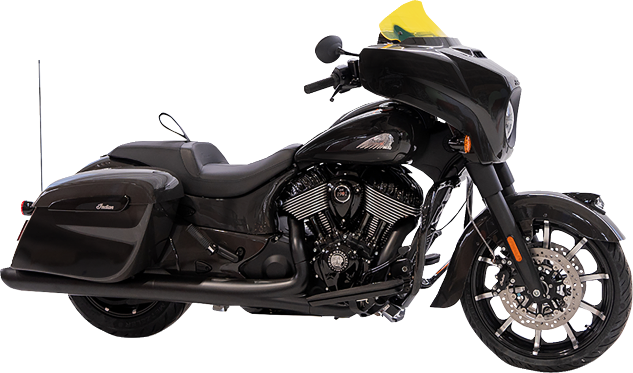 Ice Flare® Windshield - 10" - Yellow Ice - '14-'26 Indian