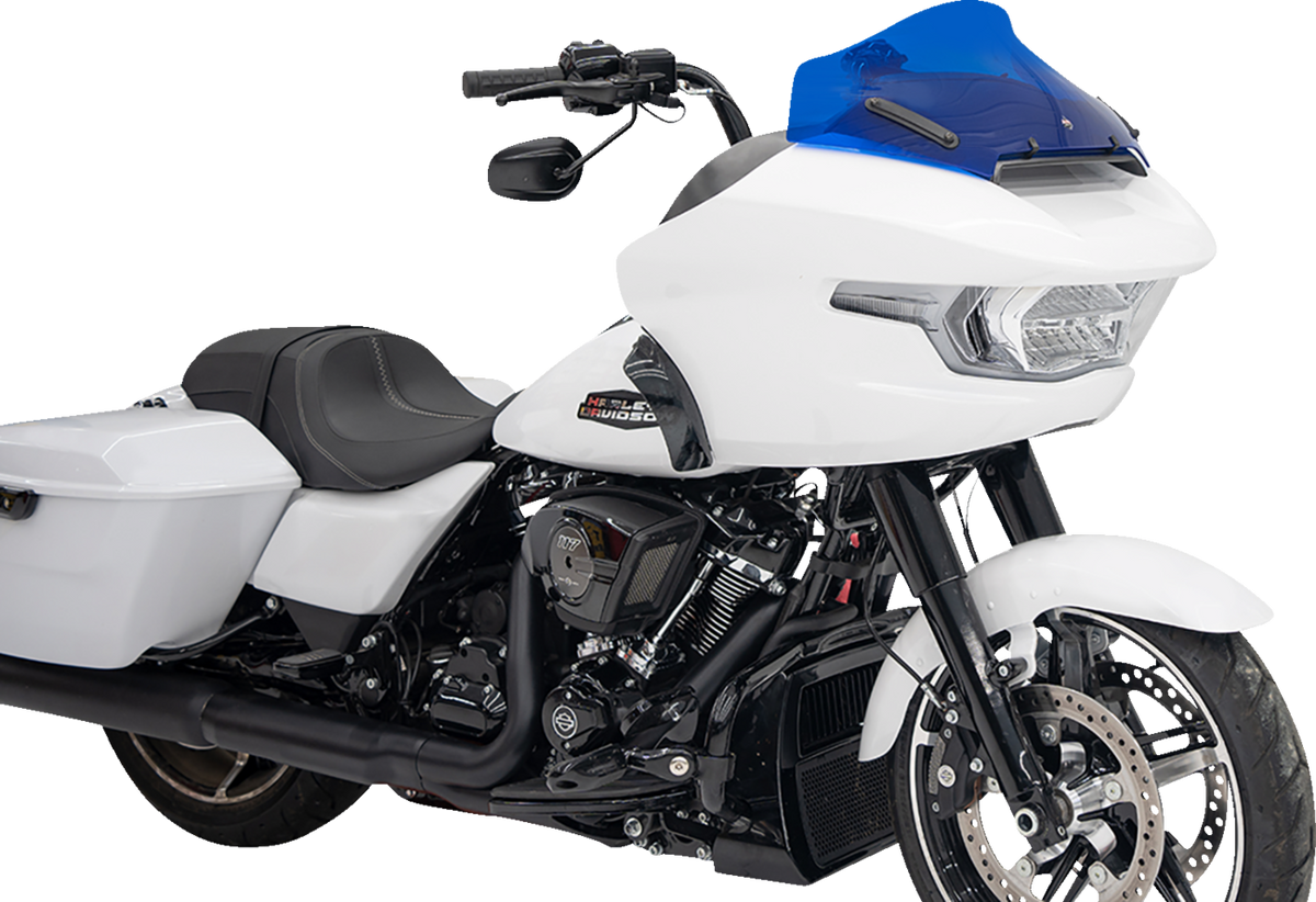 Kolor Flare® Windshield - 10" - Blue - '23-'25 FLTRX