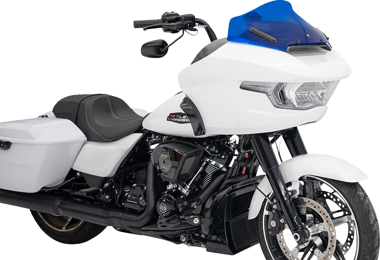 Kolor Flare® Windshield - 10" - Blue - '23-'25 FLTRX