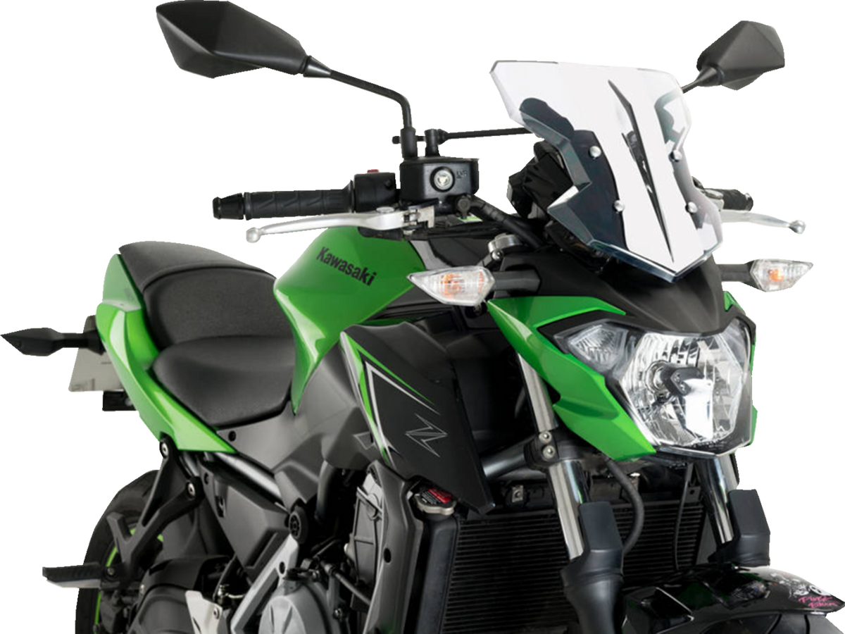 Flanker Windshield - 12-3/4" - Clear - Kawasaki