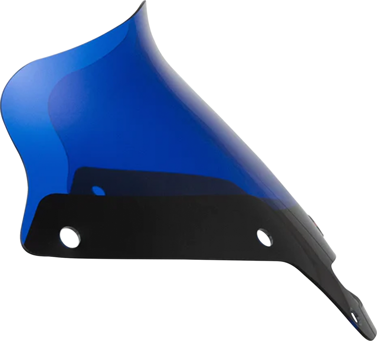 Kolor Flare® Windshield - 6" - Blue - '22-'25 FXLRST
