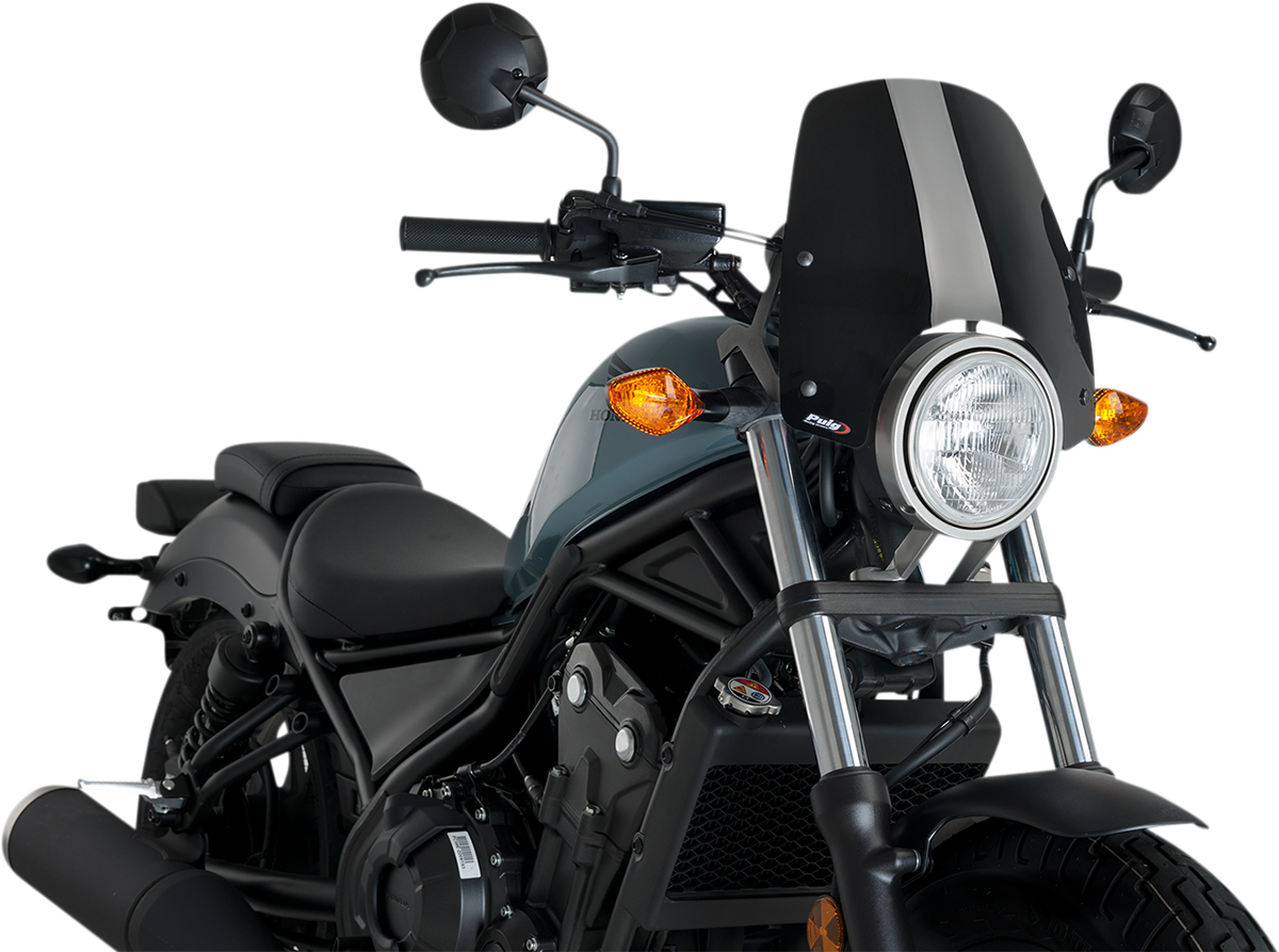 New Generation Windscreen - Black - Rebel