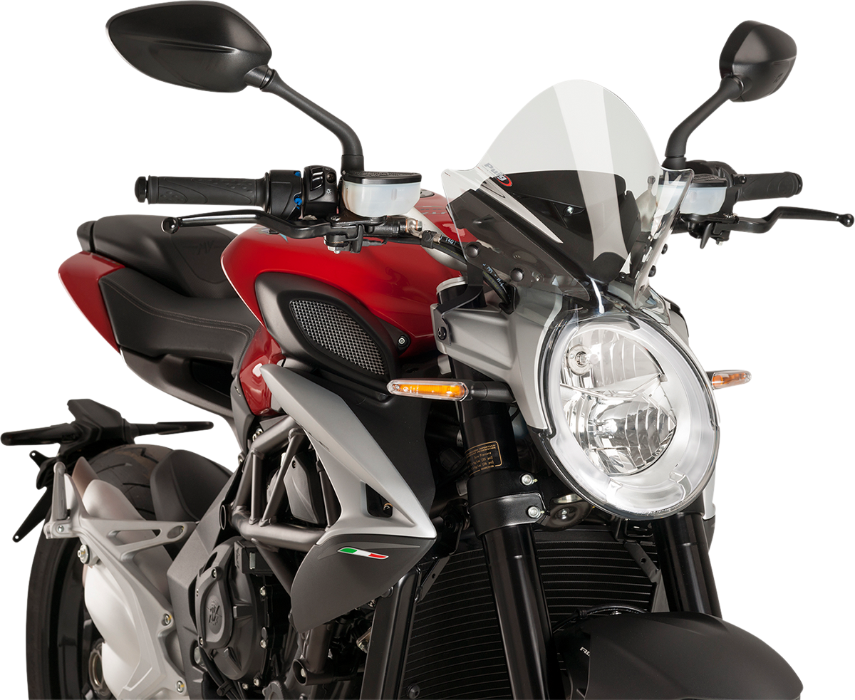 New Generation Windscreen - 10-1/2" - Black - Brutale 800