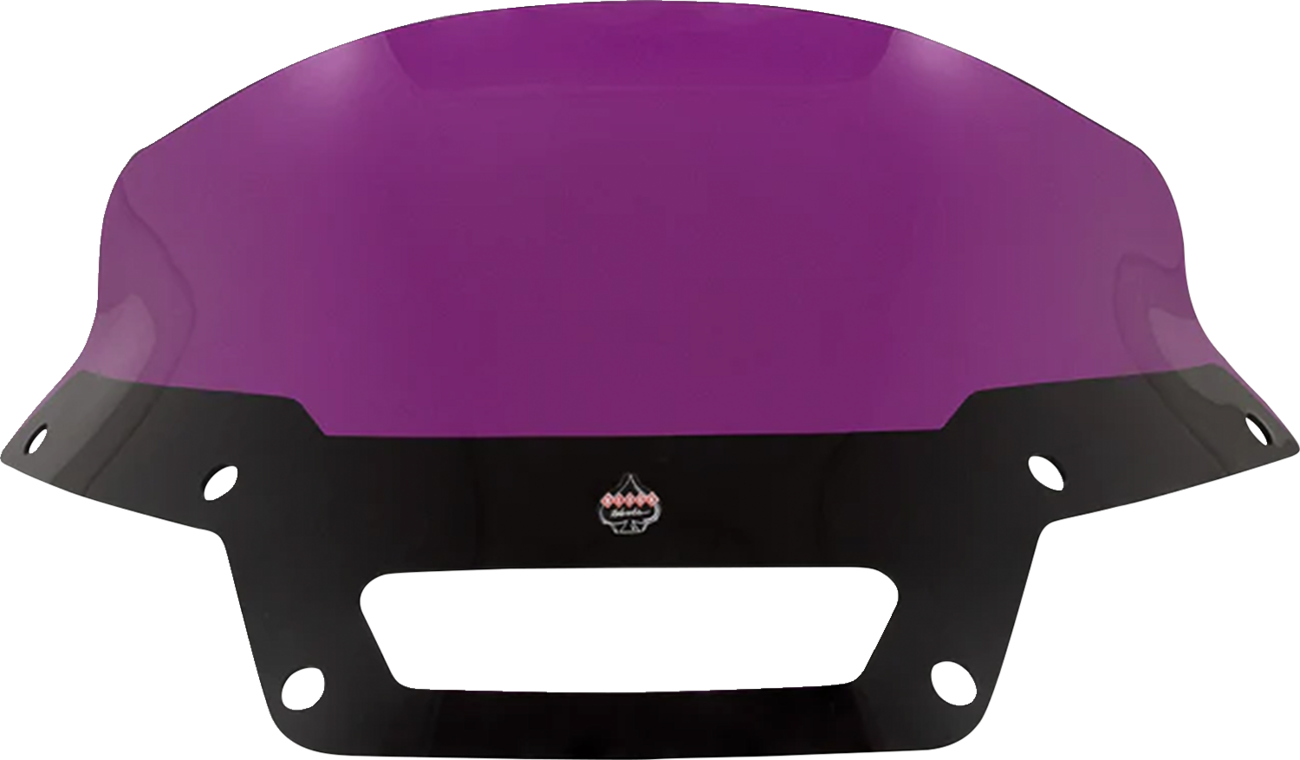 Kolor Flare™ Sport Windshield - 6" - Purple - '22-'25 FXLRST