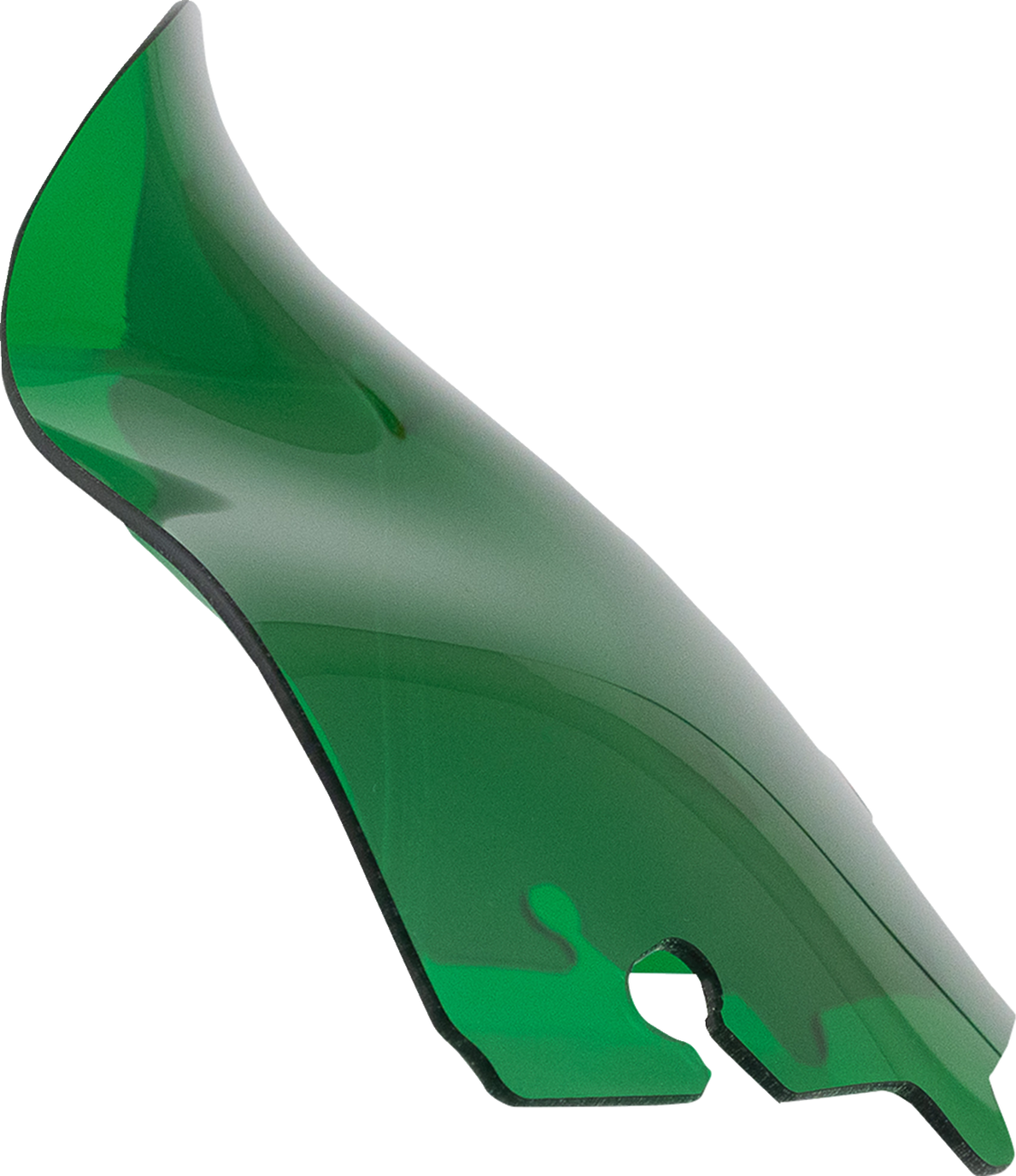 Kolor Flare® Windshield - 6-1/2" - Green - '14-'25 FLH/FLHT/FLHX