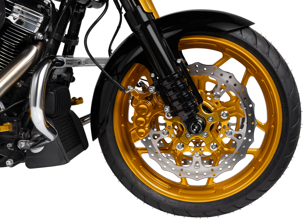 Henry Front Fender - Black - 16"-19" - HD Touring/Trike