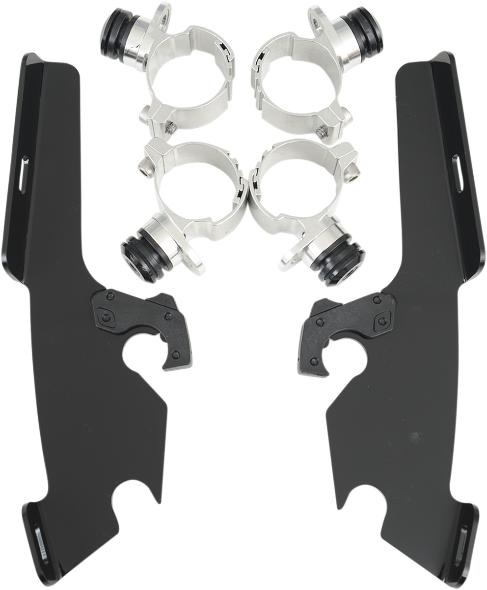 Fats/Slim Trigger Lock Mounting Kit - Kawasaki/Yamaha - Black