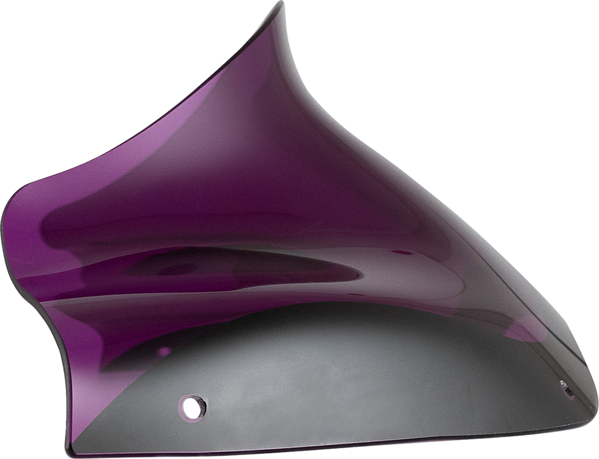 Kolor Flare® Windshield - 8" - Purple - '98-'13 FLTR