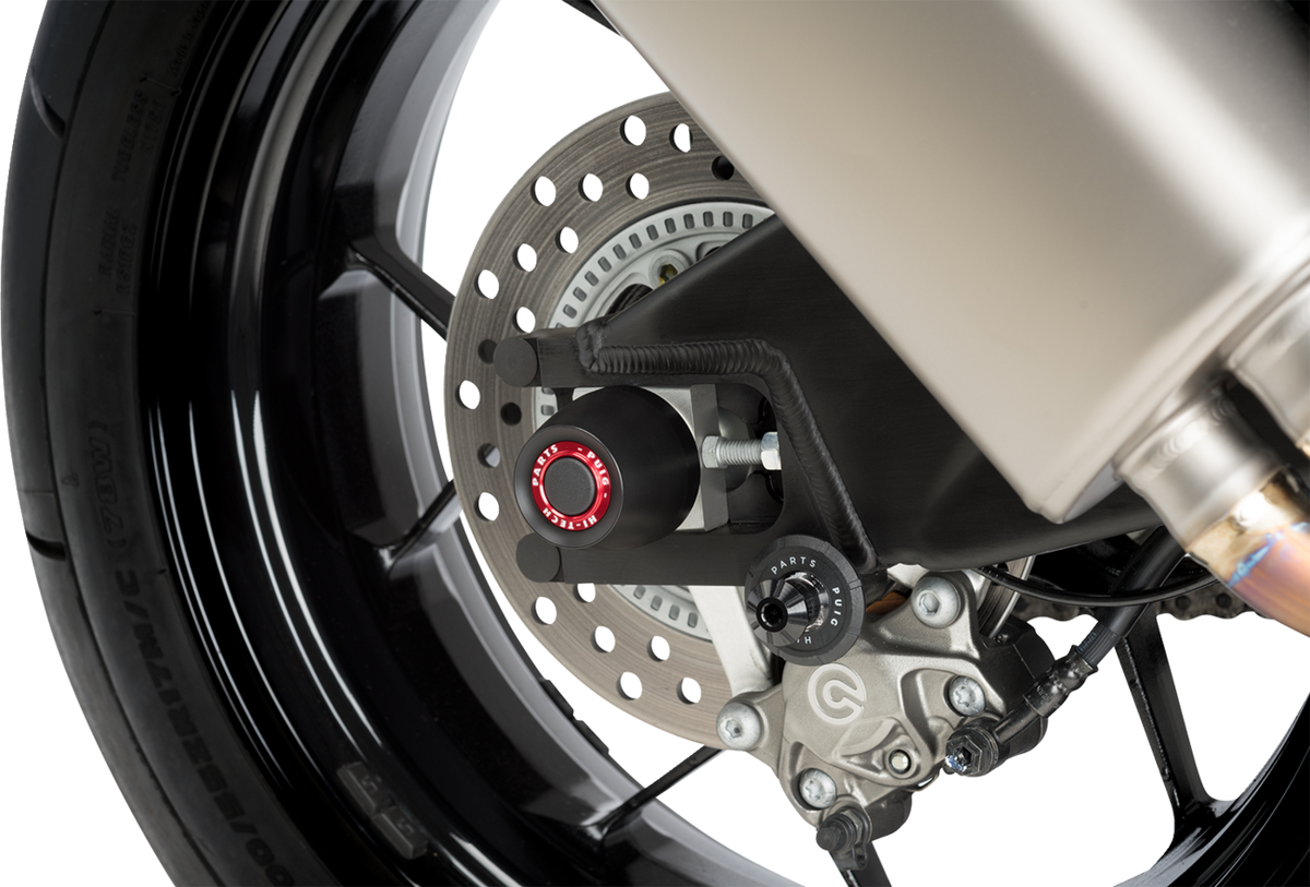 Axle Sliders - Rear - Black - Pair - Honda CBR Fireblade