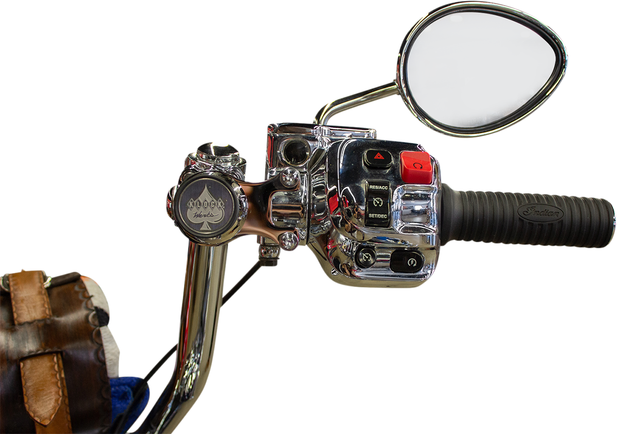 iOmount™ For Indian - Ambidextrous Mount - Chrome - Touring