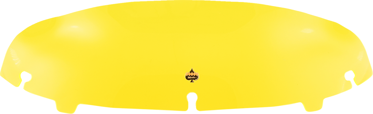 Ice Flare® Windshield - 4" - Yellow Ice - '14-'25 FLHT/FLHX