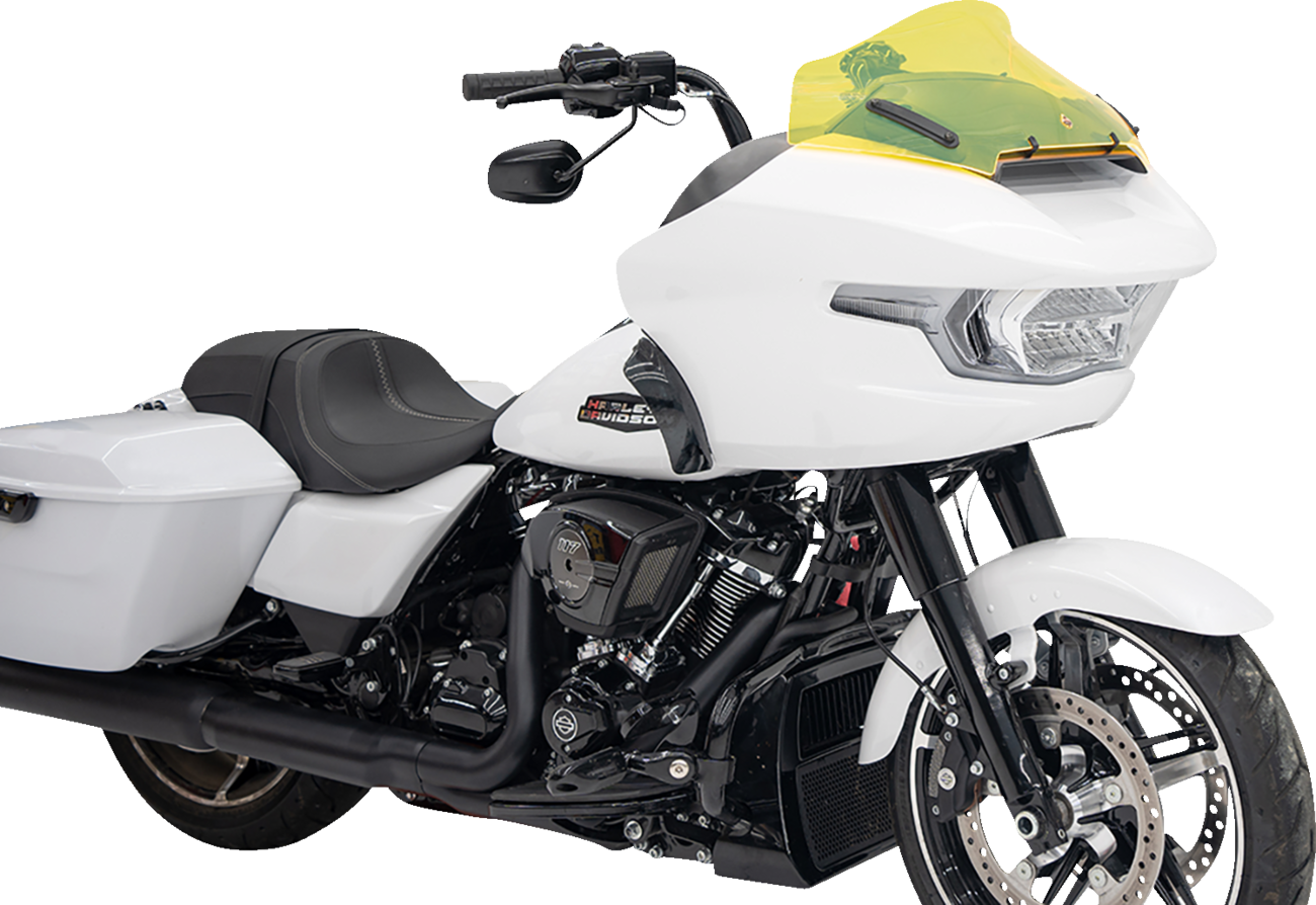 Ice Flare® Windshield - 10" - Yellow Ice - '23-'25 FLTRX