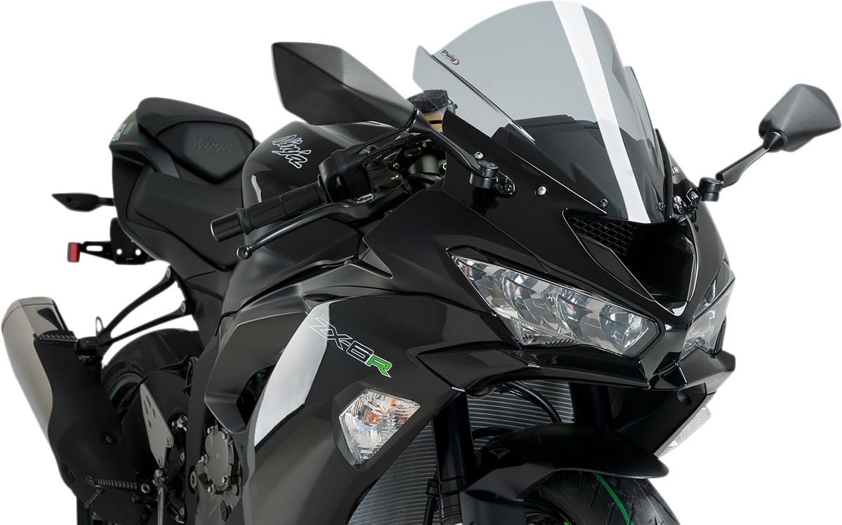 Race Windscreen - 13-3/4" - Smoke - ZX-6R
