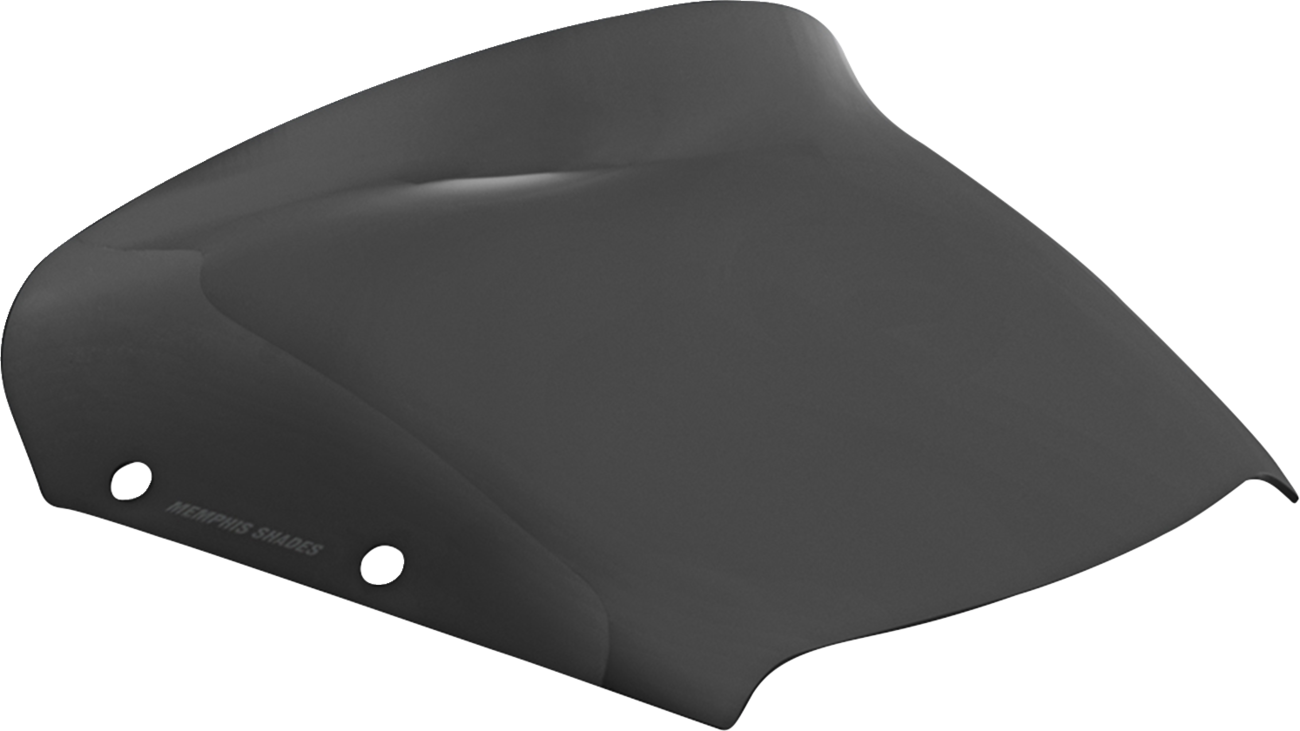 Spoiler Windshield - 4" - Dark Black Smoke - FLHX