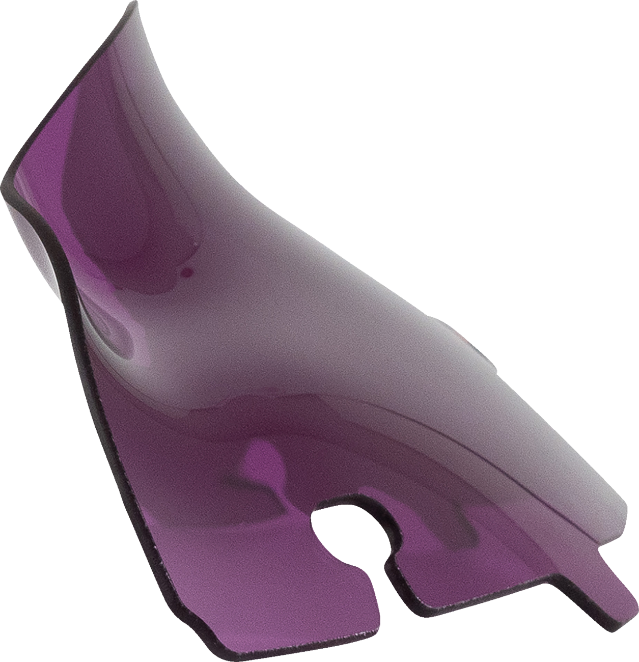Kolor Flare® Windshield - 4" - Purple - '14-'25 FLH/FLHT/FLHX