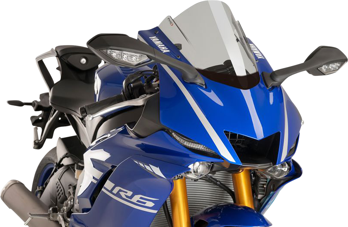 Race Windscreen - 14-1/4" - Smoke - Yamaha