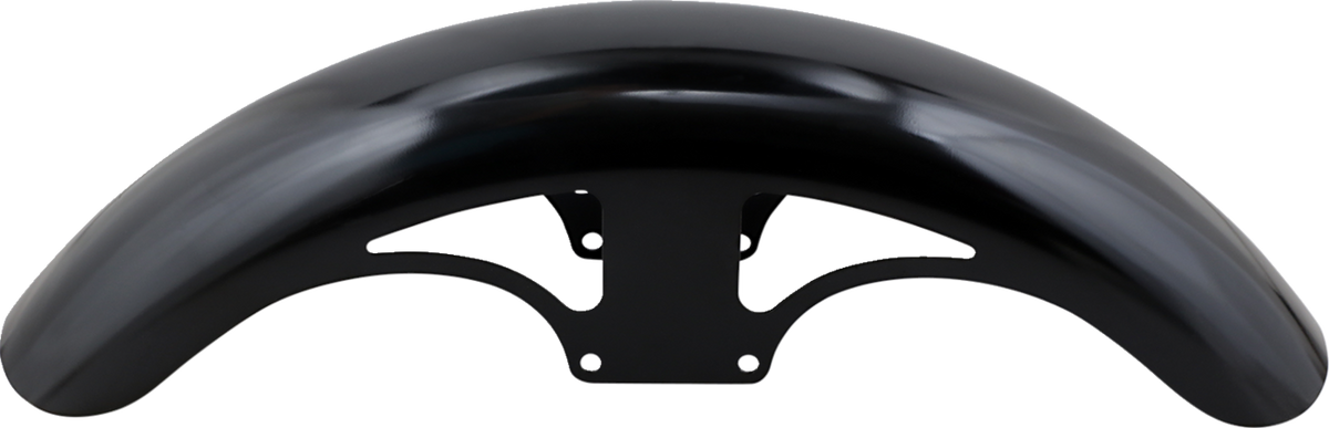 P-Tom Front Fender - Black - 19" - HD Softail