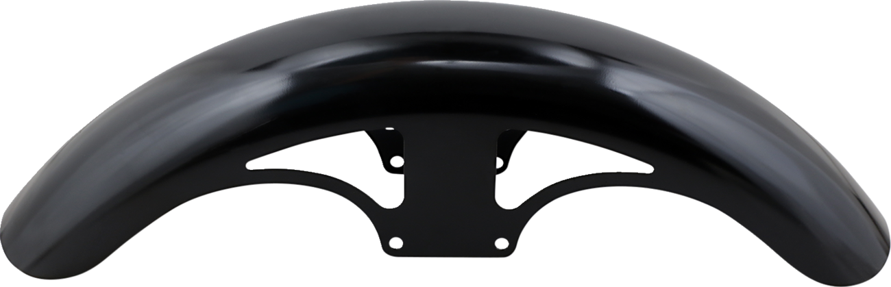 P-Tom Front Fender - Black - 19" - HD Softail