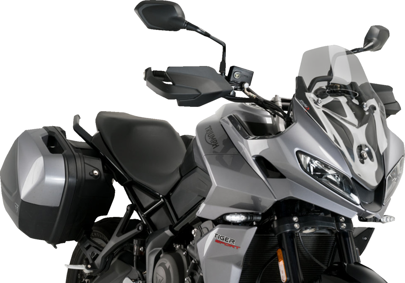 Sport Windscreen - 18" - Smoke - Tiger Sport 660