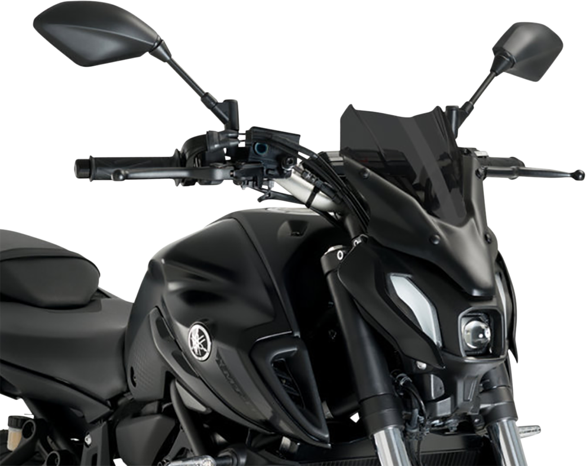 New Generation Windscreen - 12-1/2" - Dark Smoke - MT-07