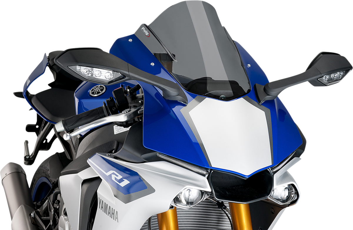 Race Windscreen - 13-1/4" - Dark Smoke - YZF-R1