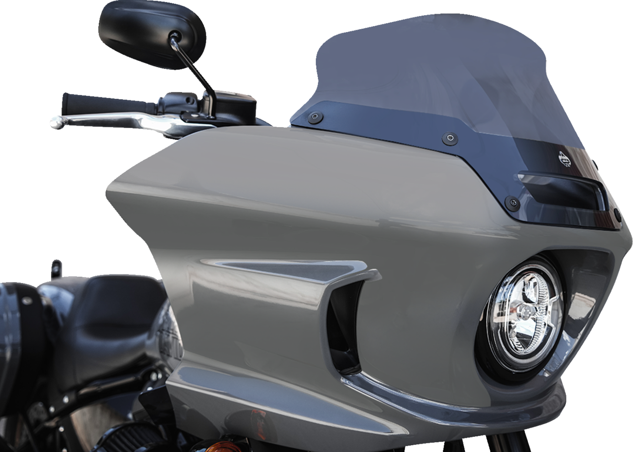 Flare® Windshield - 6" - Dark Smoke - FXLRST