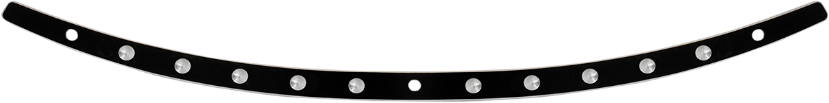 Windshield Trim - Black - Dish - FLH