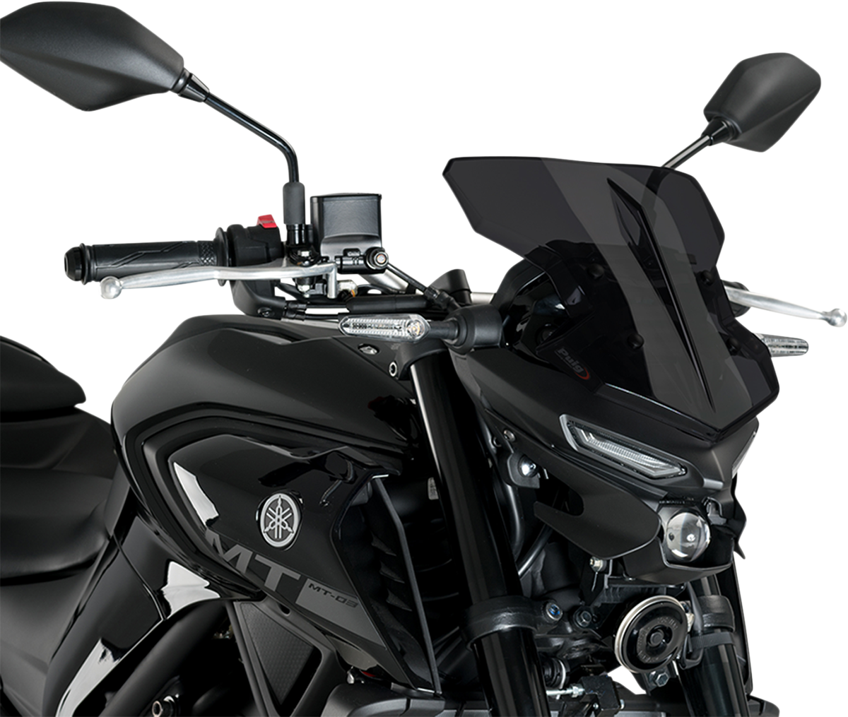 New Generation Windscreen - 11-3/4" - Dark Smoke - MT-03