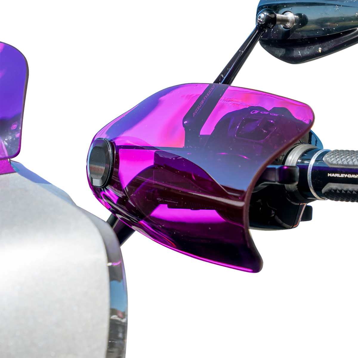 Flare® Handguards - Harley-Davidson Cable Clutch - Purple